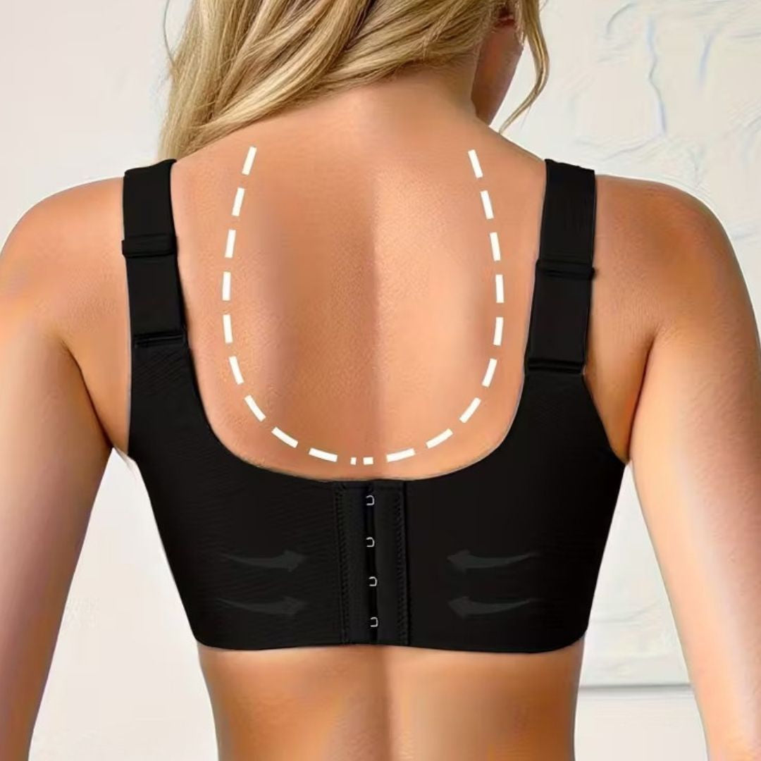 Damen Push-up BH bügellos Komfort Sport Alltag
