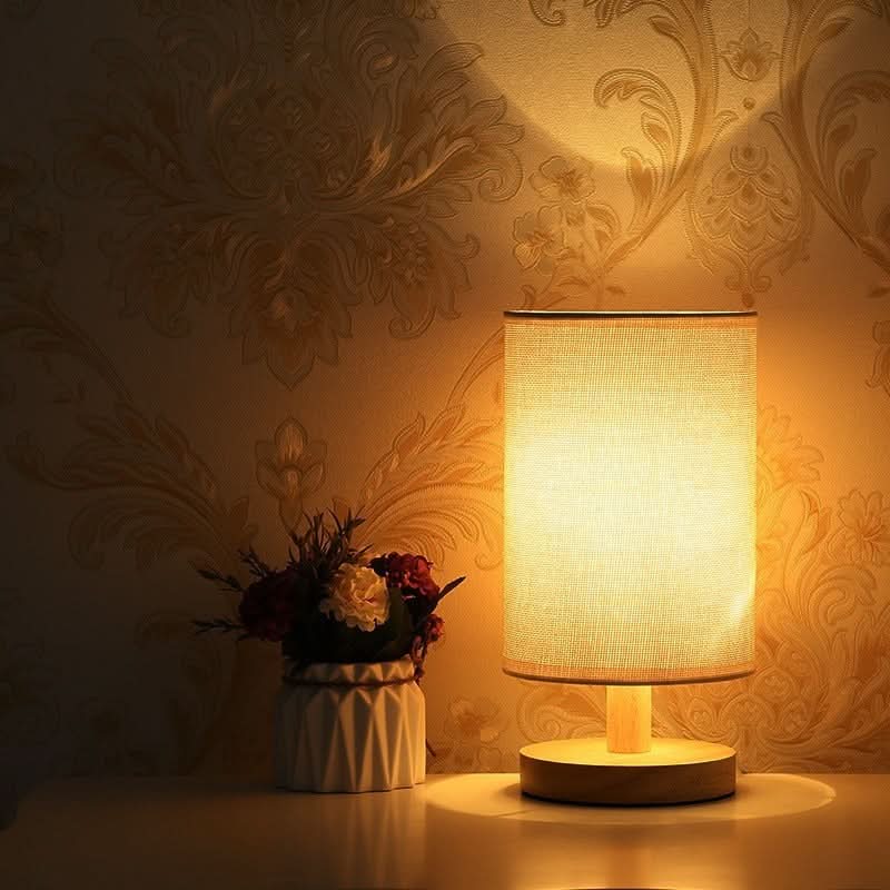 Tischlampe Minimalistisch Wohnzimmer aus Holz