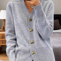 Damen Cardigan Regular Fit Casual Winter Minimalistisch
