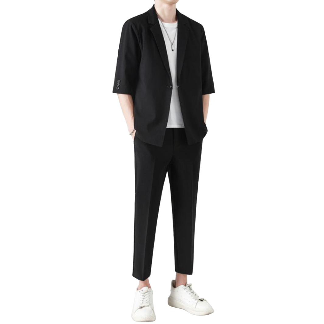 Smart-Casual-Set Herren Regular Fit Freizeit