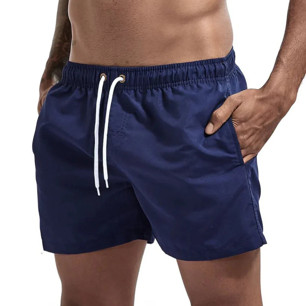Schnelltrocknende Badeshorts Herren Regular Fit Freizeit