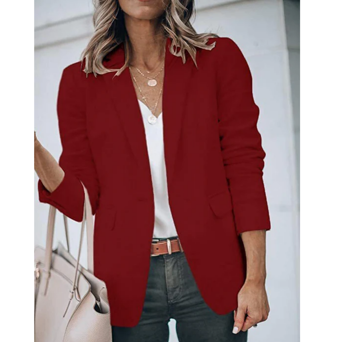 Damen Blazer Regular Fit Business Elegant Zeitlos
