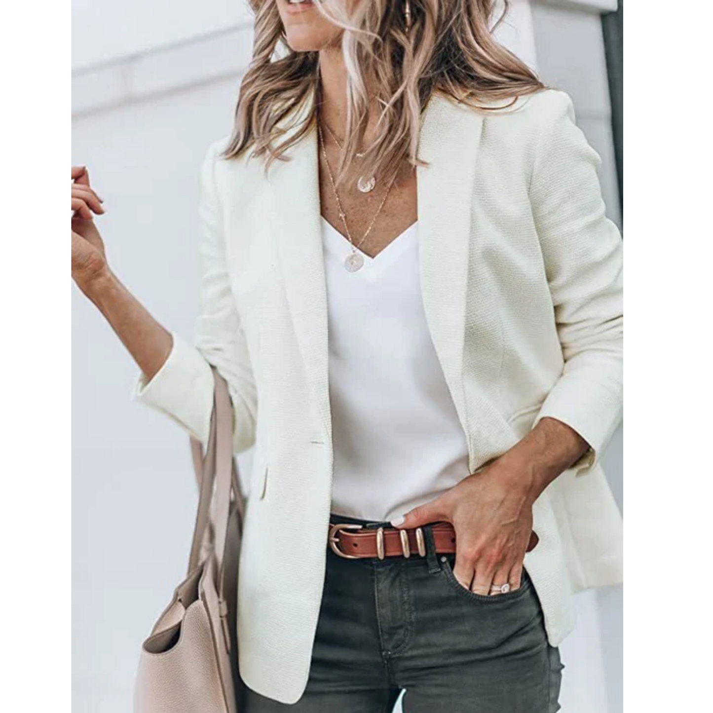 Damen Blazer Regular Fit Business Elegant Zeitlos