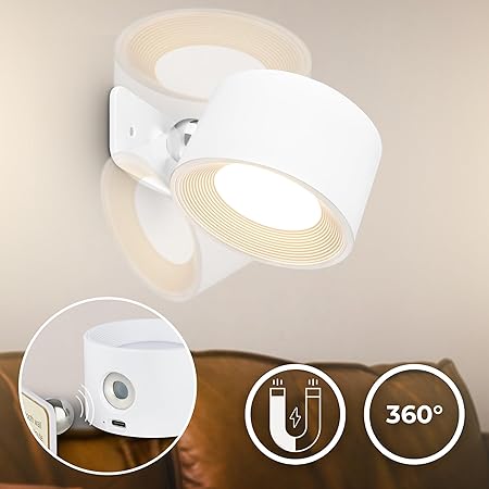 LED Lampe Kabellos mit Bewegungsmelder Raumbeleuchtung flexibel