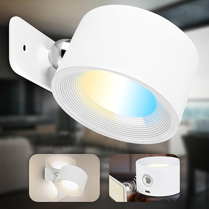 LED Lampe Kabellos mit Bewegungsmelder Raumbeleuchtung flexibel