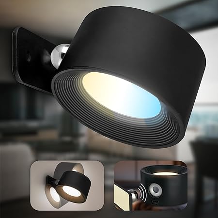 LED Lampe Kabellos mit Bewegungsmelder Raumbeleuchtung flexibel