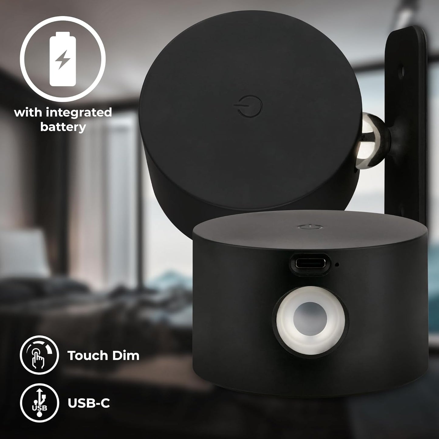 LED Lampe Kabellos mit Bewegungsmelder Raumbeleuchtung flexibel