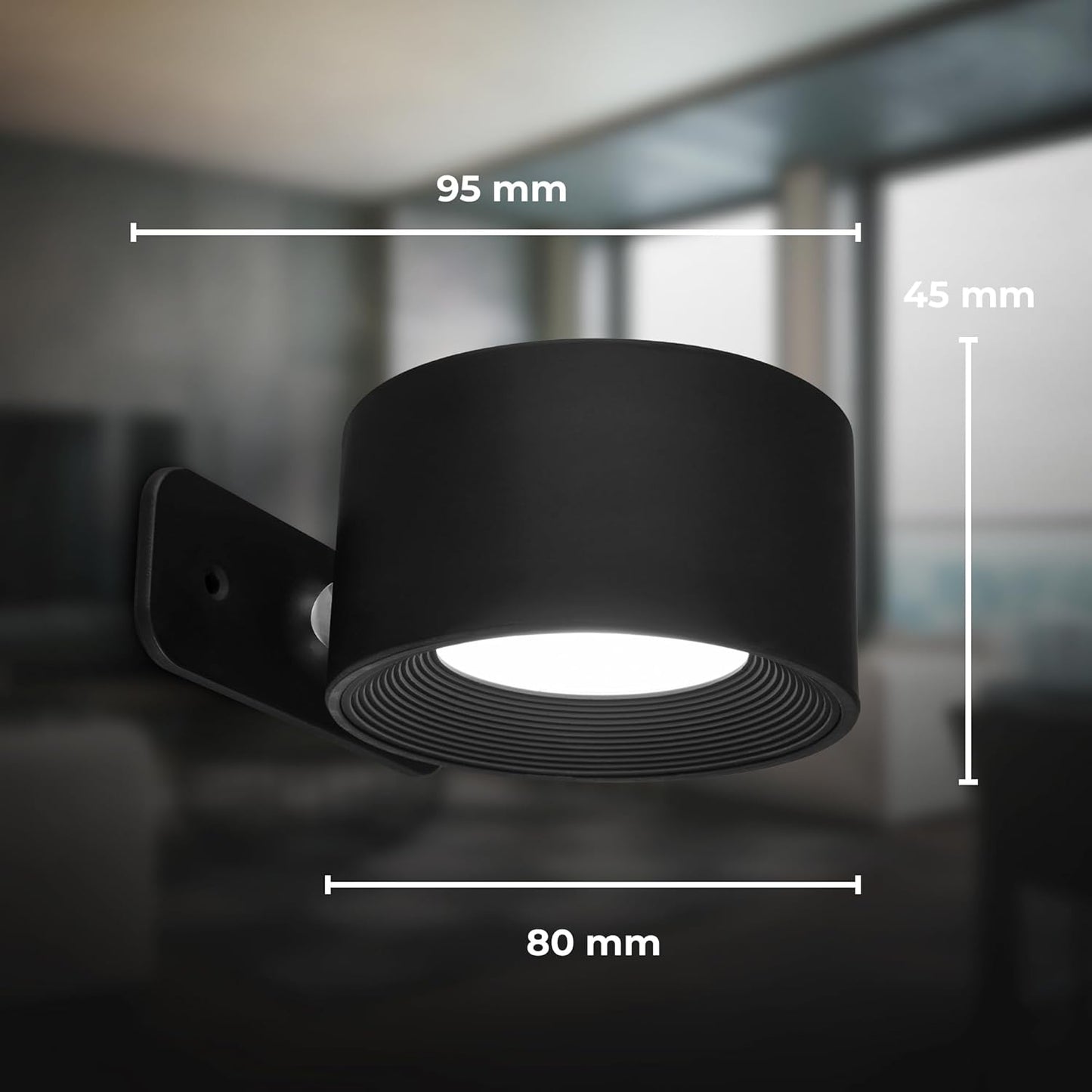 LED Lampe Kabellos mit Bewegungsmelder Raumbeleuchtung flexibel