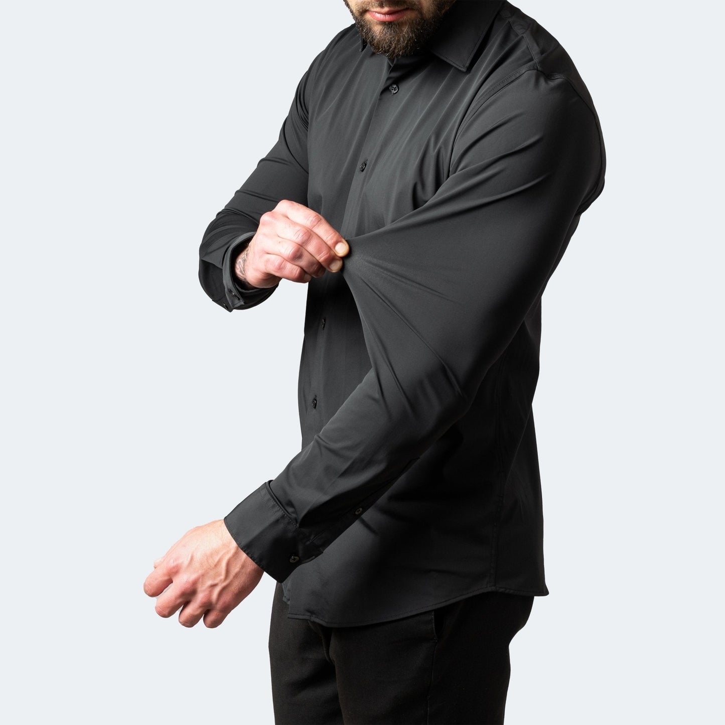 Herren Businesshemd Slim Fit Elegant Formell