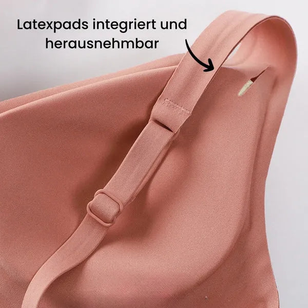 Damen BH ohne Bügel Nahtlos mit Push-up Effekt Komfort