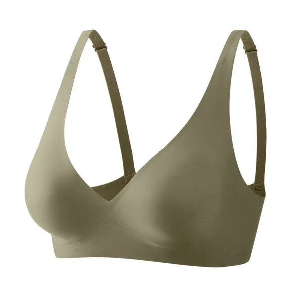 Damen BH ohne Bügel Nahtlos mit Push-up Effekt Komfort