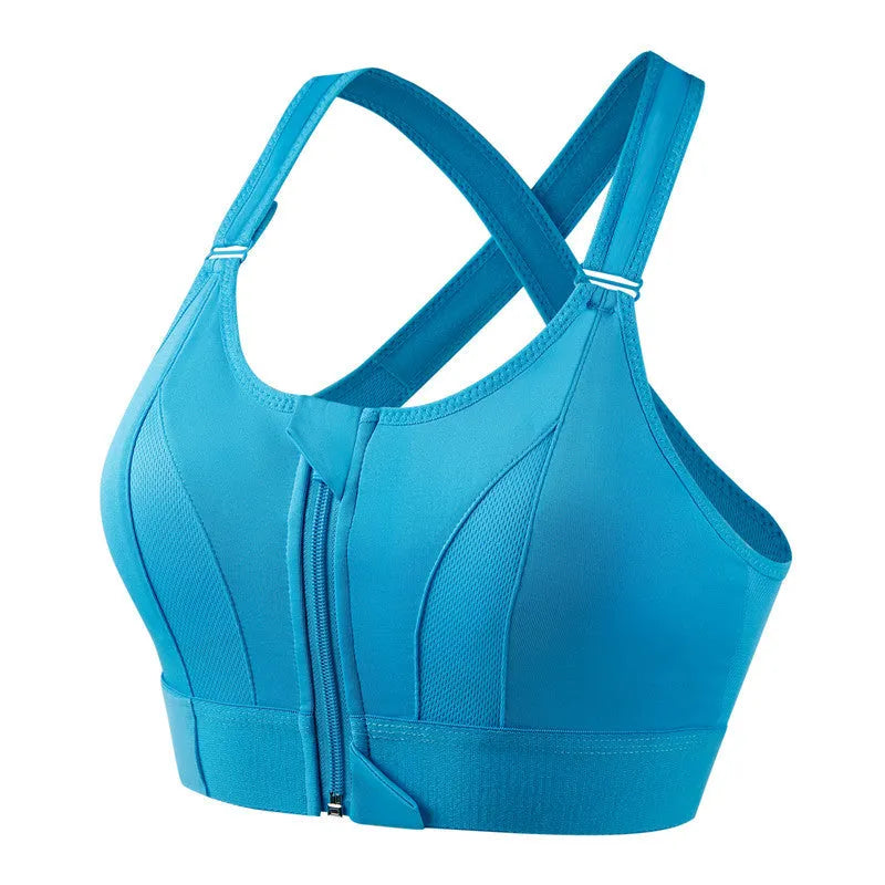 Damen Sport-BH Regular Fit mit Reißverschluss Freizeit