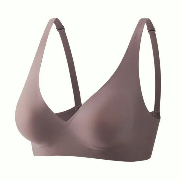 Damen BH ohne Bügel Nahtlos mit Push-up Effekt Komfort