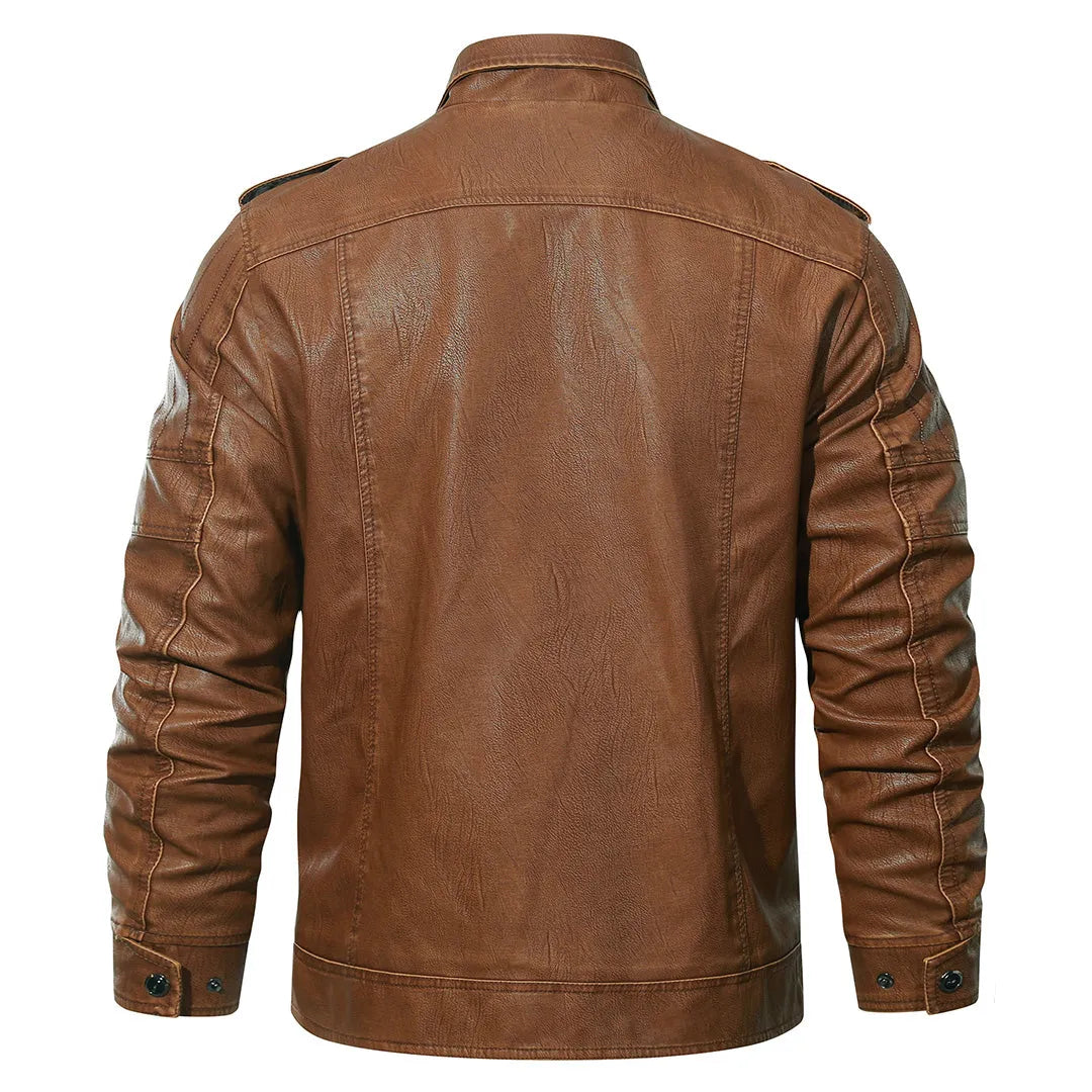Herren Lederjacke Freizeit Urban Chic