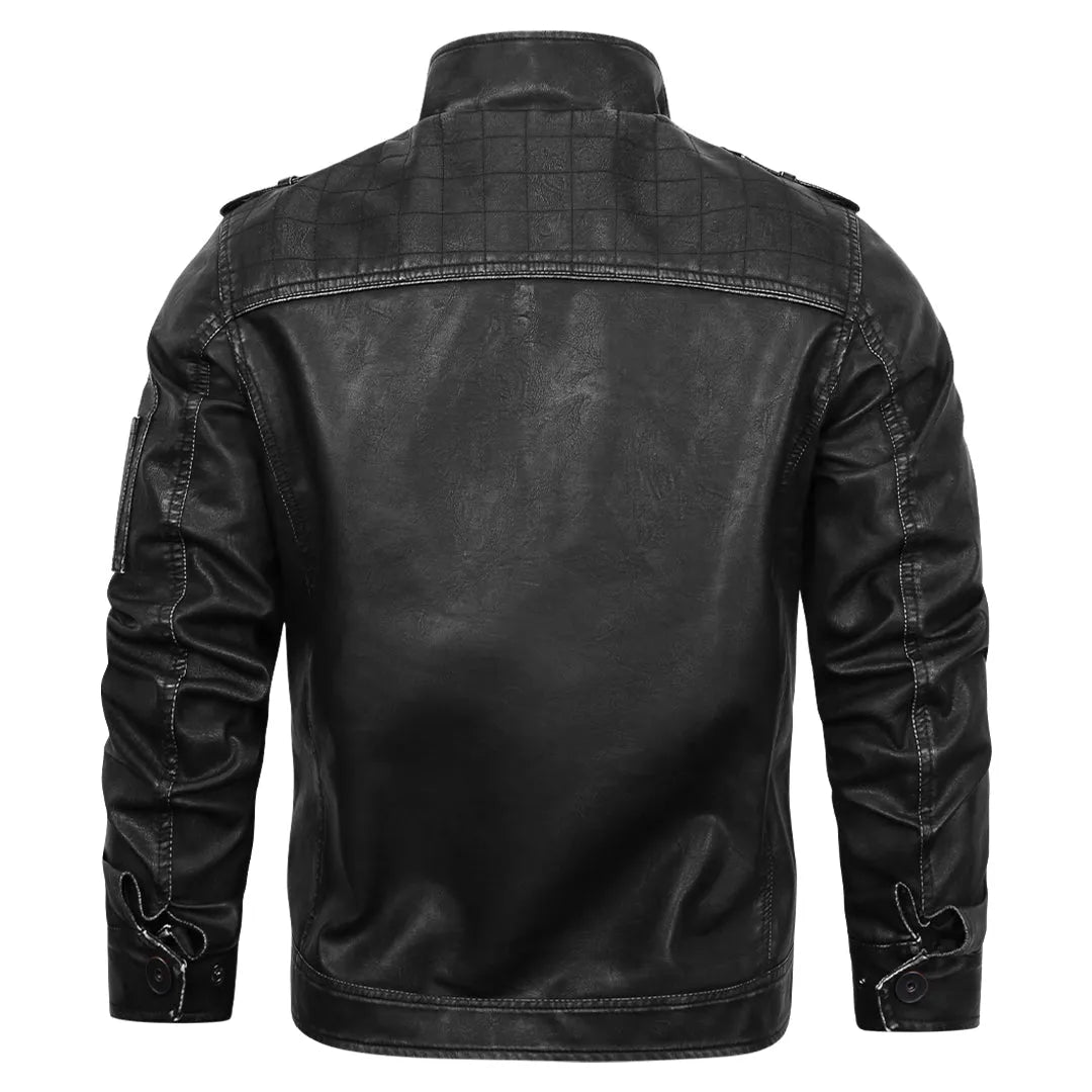 Herren Lederjacke Freizeit Urban Chic