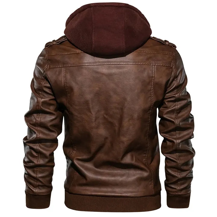 Herren Lederjacke Freizeit Urban Chic