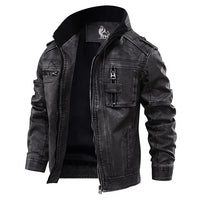Herren Lederjacke Freizeit Urban Chic