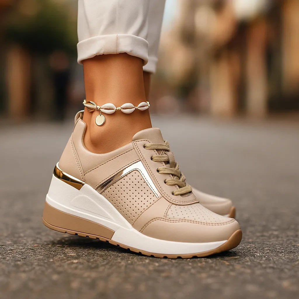 Damen Sneaker Casual Komfort Modern