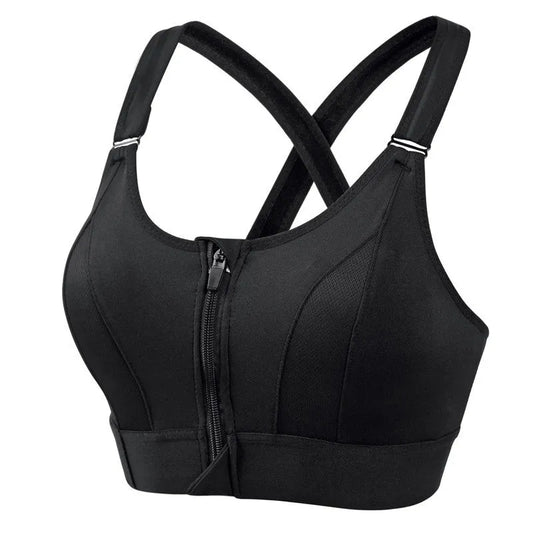 Damen Sport-BH Regular Fit mit Reißverschluss Freizeit