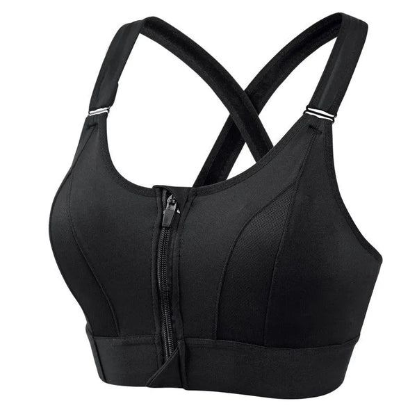 Damen Sport-BH Regular Fit mit Reißverschluss Freizeit