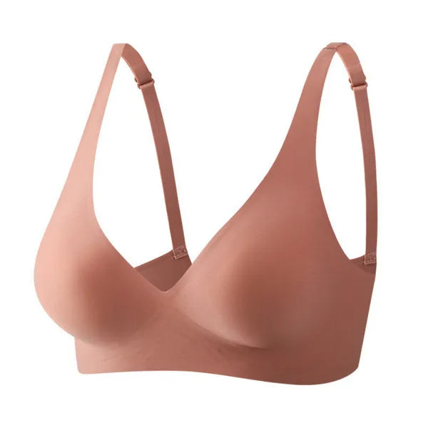 Damen BH ohne Bügel Nahtlos mit Push-up Effekt Komfort