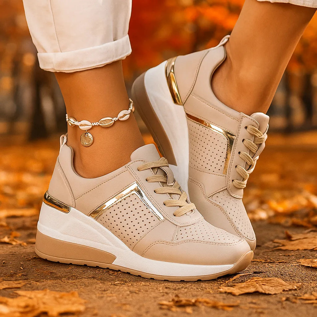 Damen Sneaker Casual Komfort Modern