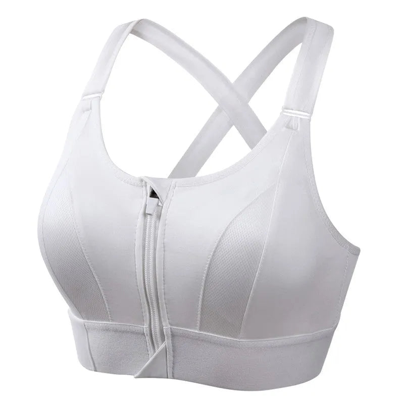 Damen Sport-BH Regular Fit mit Reißverschluss Freizeit