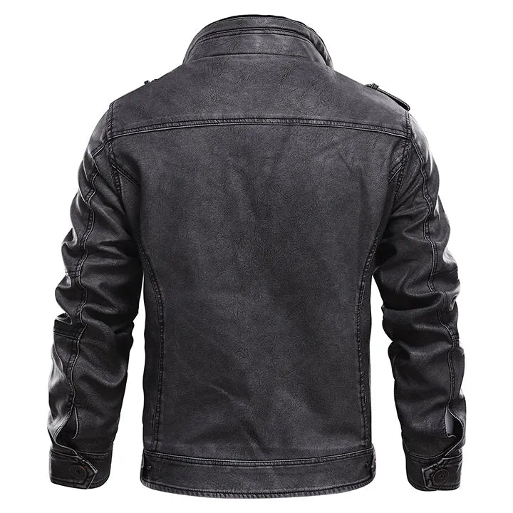Herren Lederjacke Freizeit Urban Chic