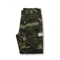 Herren Cargo-Hose Slim Fit Freizeit Camouflage