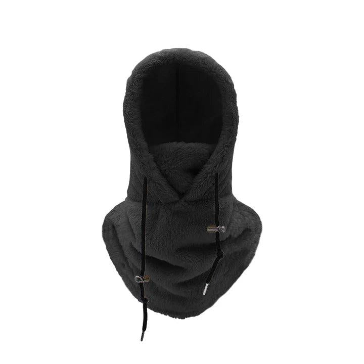 Unisex Kapuzen-Schlauchschal Freizeit mit verstellbarem Kordelzug