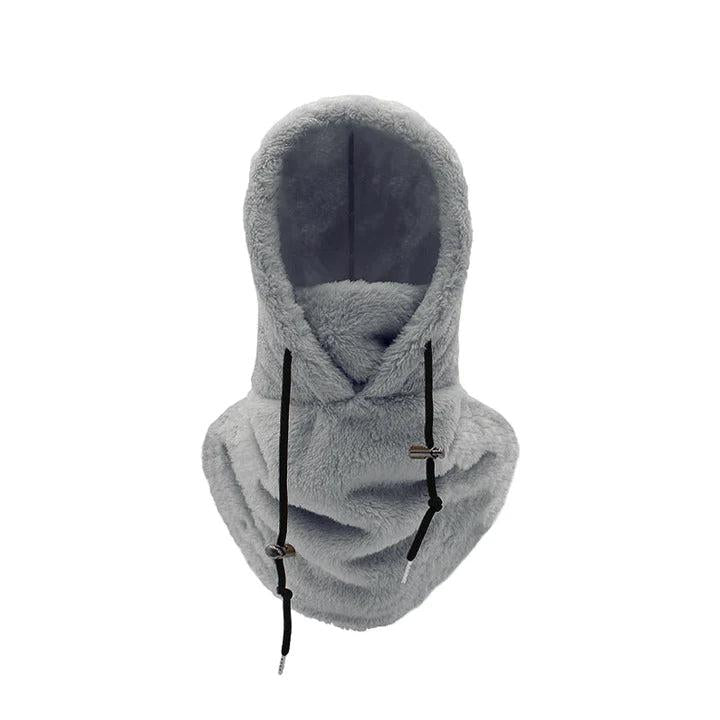 Unisex Kapuzen-Schlauchschal Freizeit mit verstellbarem Kordelzug