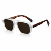 Unisex Sonnenbrille Quadratisch Doppelsteg Freizeit