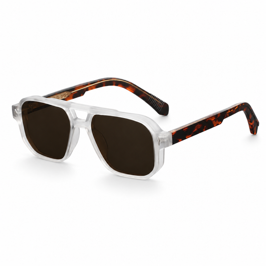 Unisex Sonnenbrille Quadratisch Doppelsteg Freizeit