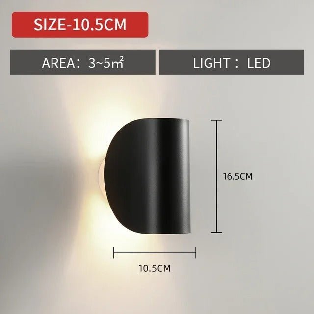 Moderne 2-Wege-Wandlampe Minimalistisch Wohnzimmer Beleuchtung