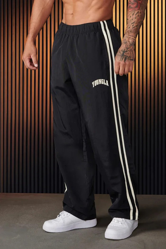 Herren Sporthose Slim Fit Freizeit mit seitlichen Streifen