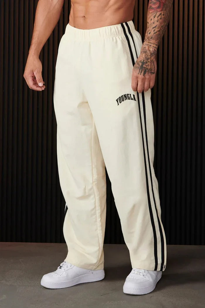 Herren Sporthose Slim Fit Freizeit mit seitlichen Streifen