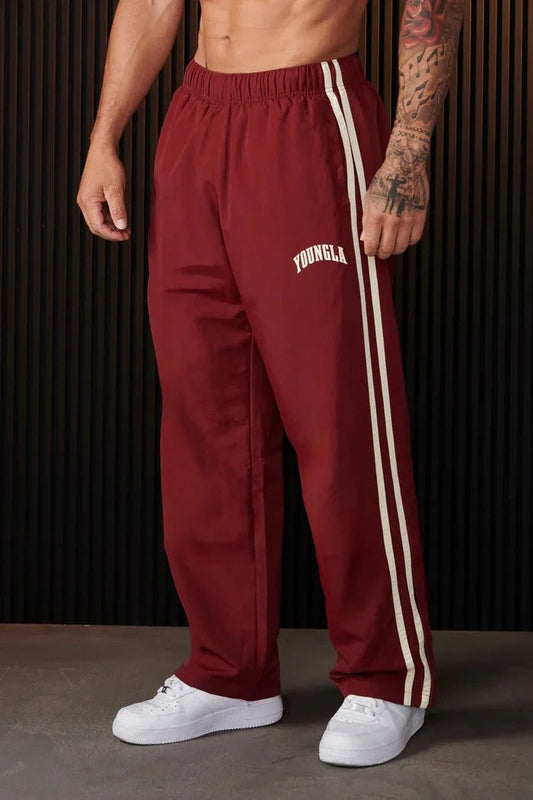 Herren Sporthose Slim Fit Freizeit mit seitlichen Streifen