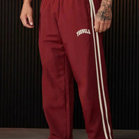 Herren Sporthose Slim Fit Freizeit mit seitlichen Streifen