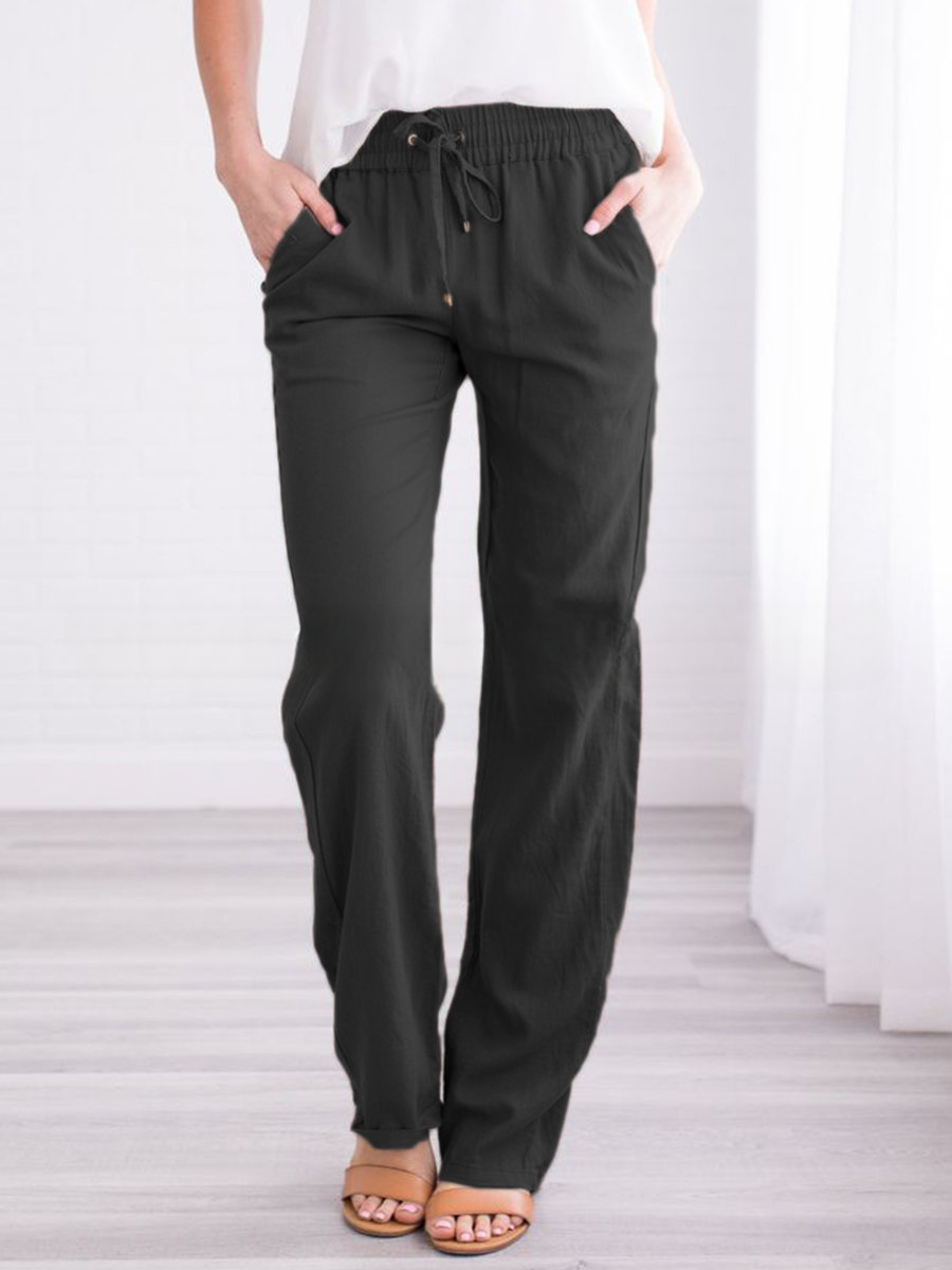 Leichte Freizeithose Damen Regular Fit Sommer