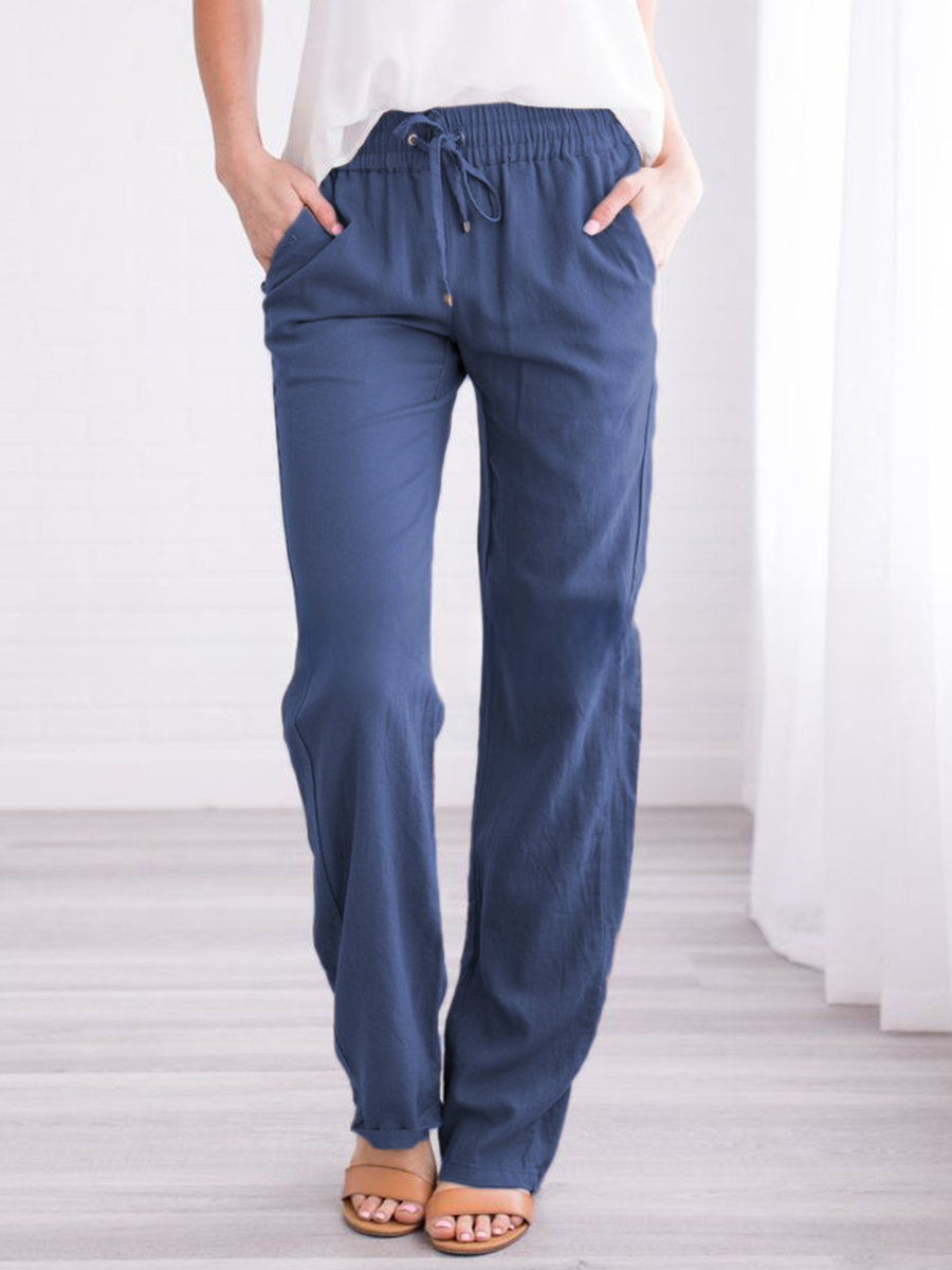 Leichte Freizeithose Damen Regular Fit Sommer
