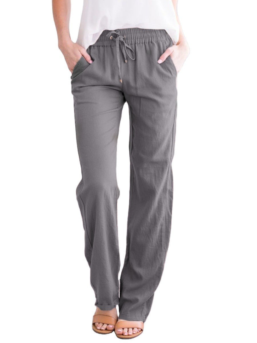 Leichte Freizeithose Damen Regular Fit Sommer