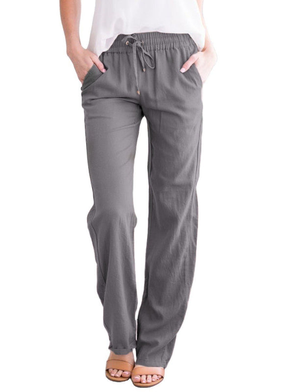 Leichte luftige Freizeithose Damen Regular Fit Sommer