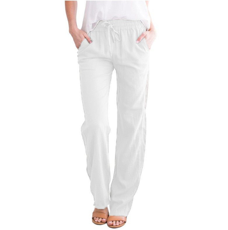 Leichte Freizeithose Damen Regular Fit Sommer