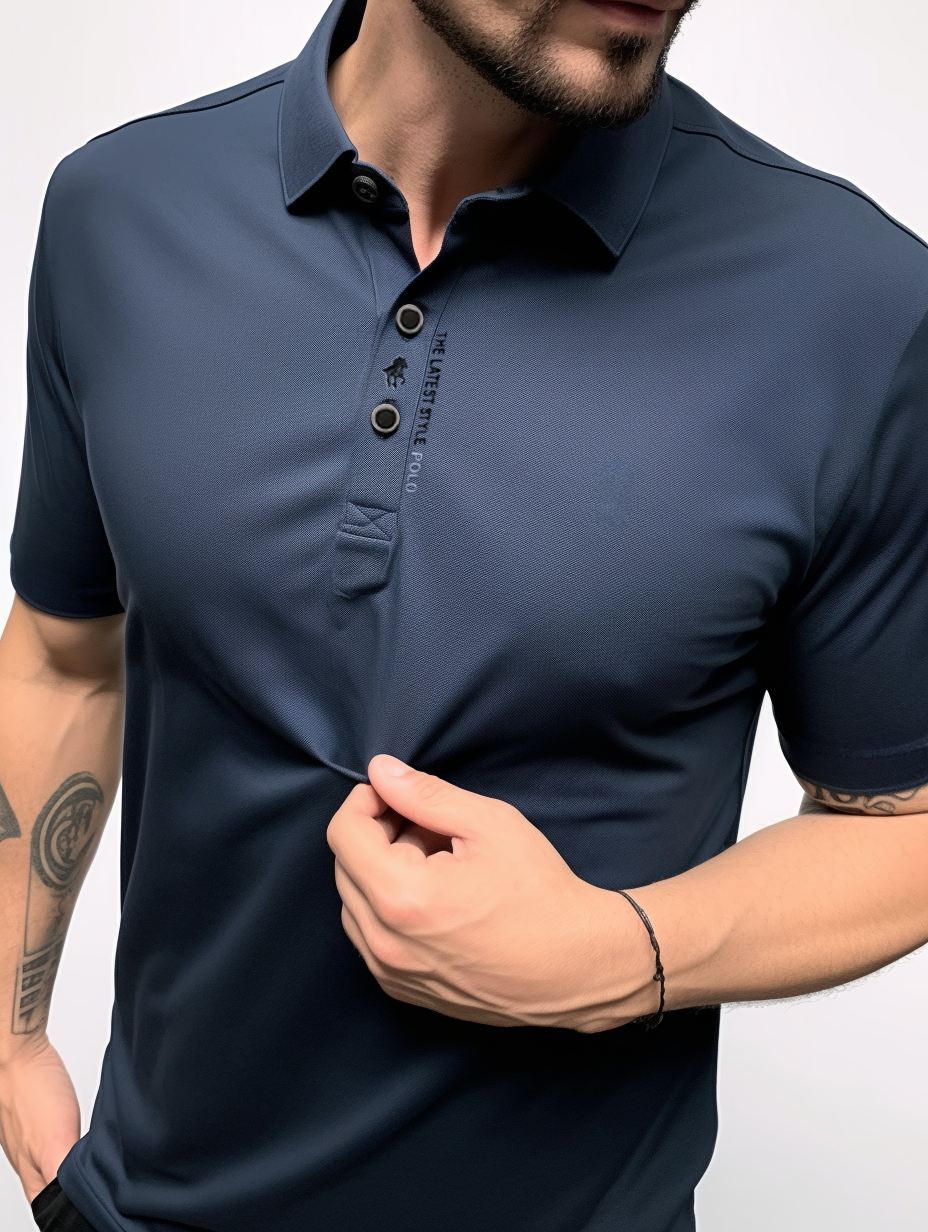 Herren Poloshirt – Faltenfreies, bequeme Stretch-Design für Alltag und Freizeit