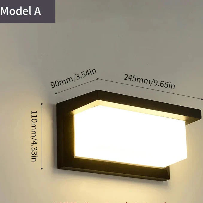 LED Außenwandleuchte Modern Minimalistisch für Außenbereich
