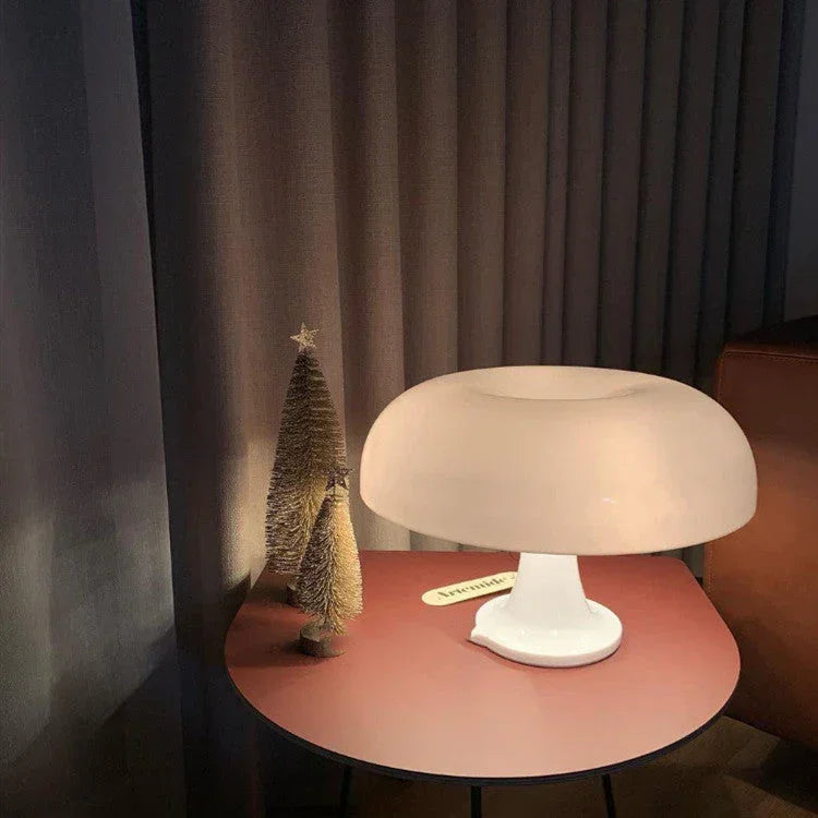 Tischlampe Retro Pilzform Skurril Wohnzimmer Schlafzimmer