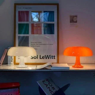 Tischlampe Retro Pilzform Skurril Wohnzimmer Schlafzimmer
