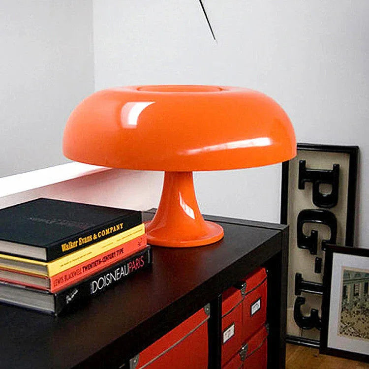 Tischlampe Retro Pilzform Skurril Wohnzimmer Schlafzimmer