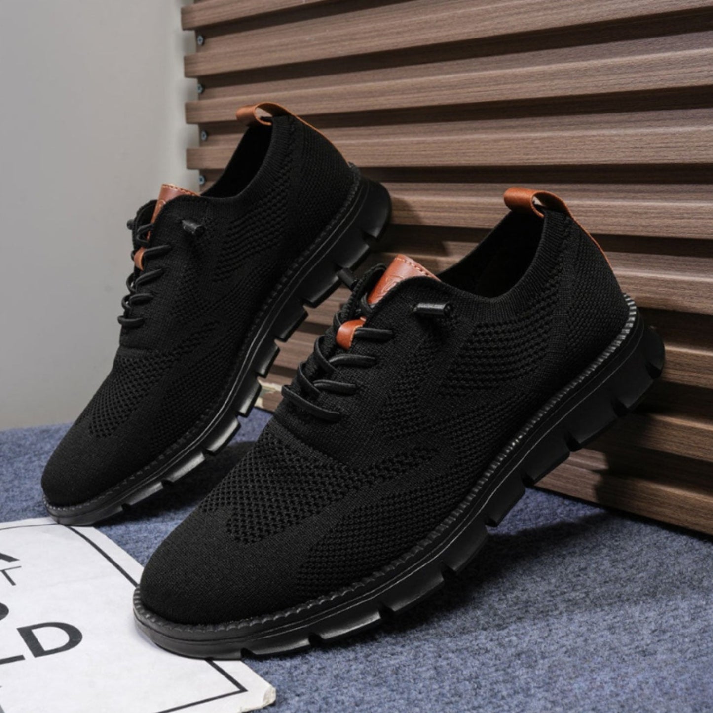 Leichte Strick-Sneaker Herren Regular Fit Freizeit