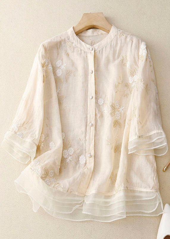 Damen Bluse Regular Fit Casual mit floralem Muster